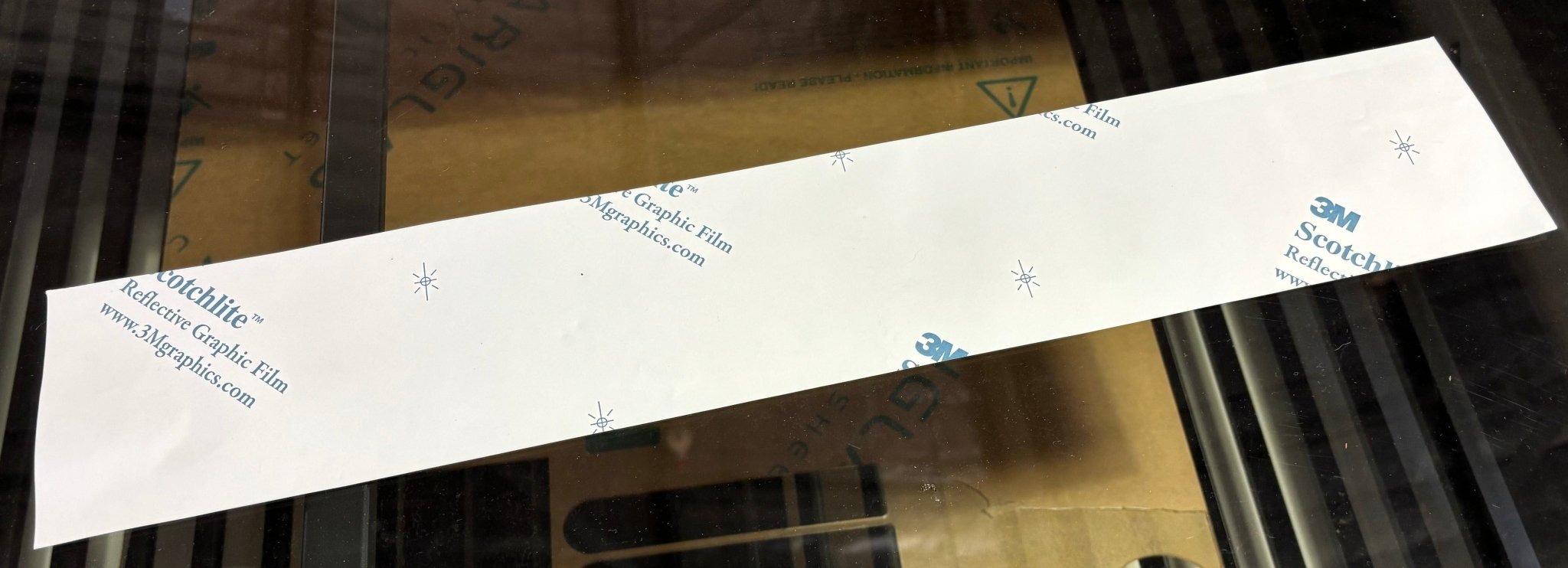 Bus Emergency Exit Sticker - White Reflective Decal - Rock Style - Drew's Sign It Pty Ltd - Reflective Signs