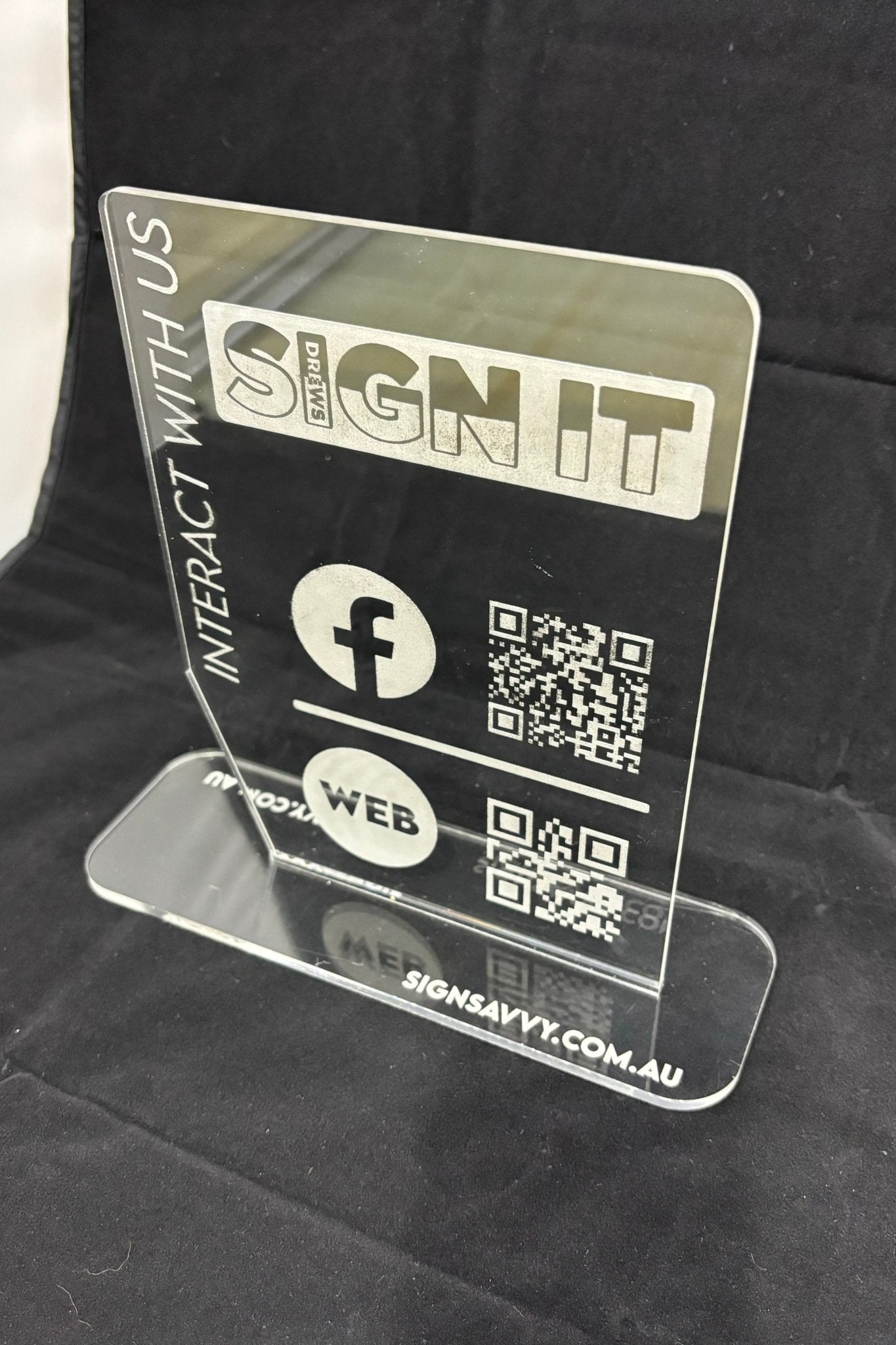 Desktop Interaction Stand - Drew's Sign It Pty LtdPromotional Signage & Banners