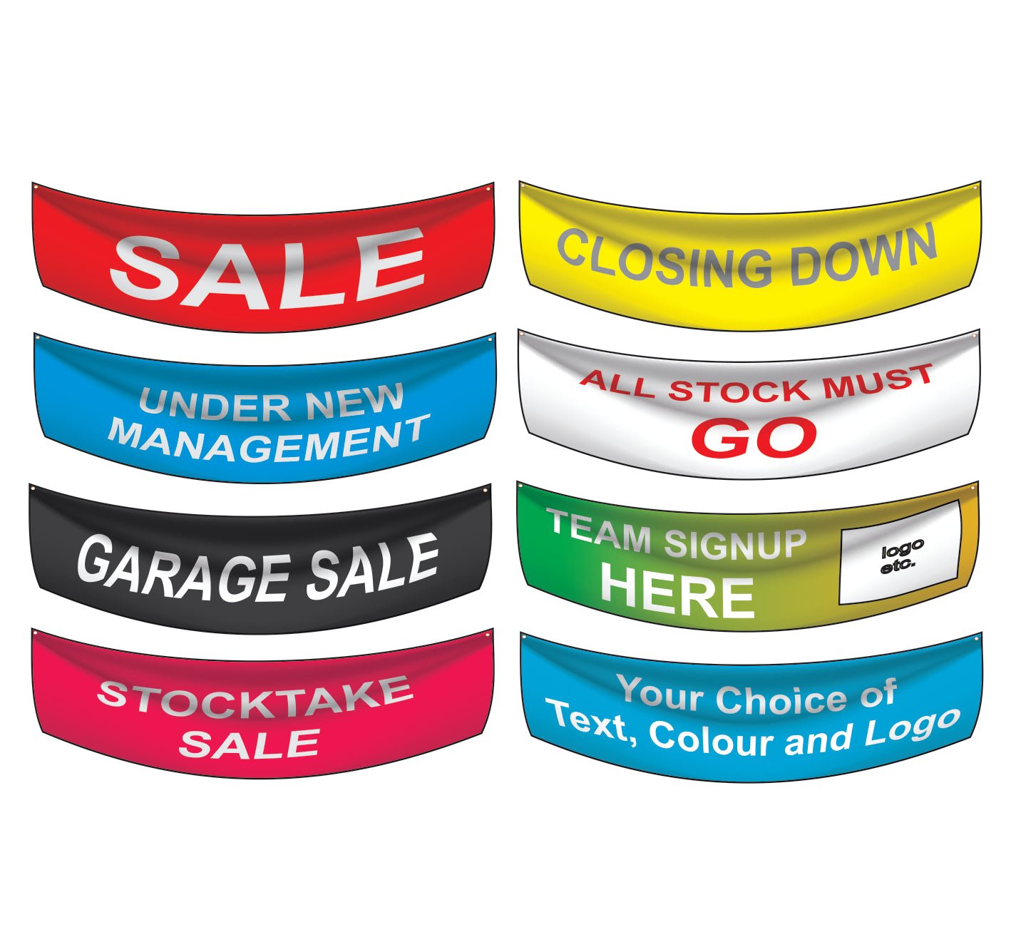 Vinyl Banner 300 x 100cm - Drew's Sign It Pty Ltd